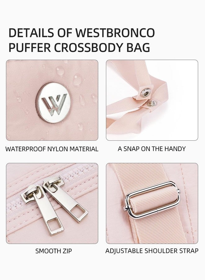 WESTBRONCO Mini Gym Bag for Women, Quilted Small Duffle Bag for Travel with Detachable Strap, Puffer Small Crossbody Bags for Women - Image 5